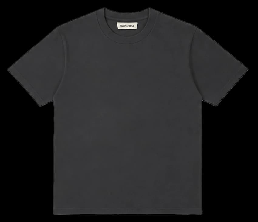 Charcoal CutForOne tee