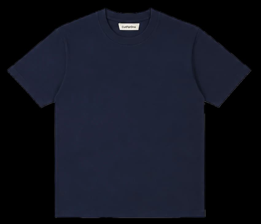 Navy CutForOne tee
